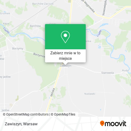 Mapa Zawiszyn