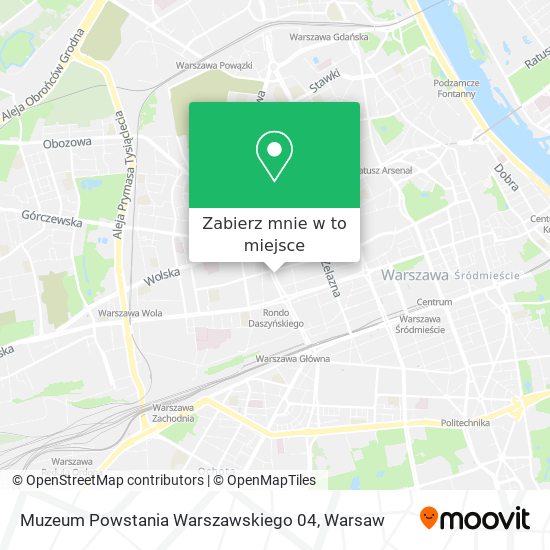 Mapa Muzeum Powstania Warszawskiego 04
