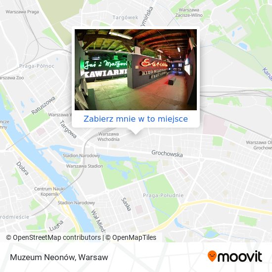 Mapa Muzeum Neonów