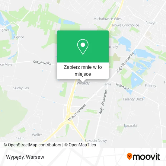 Mapa Wypędy