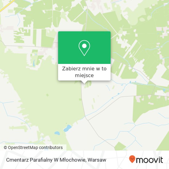 Mapa Cmentarz Parafialny W Młochowie