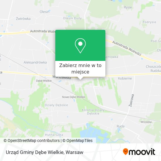 Mapa Urząd Gminy Dębe Wielkie