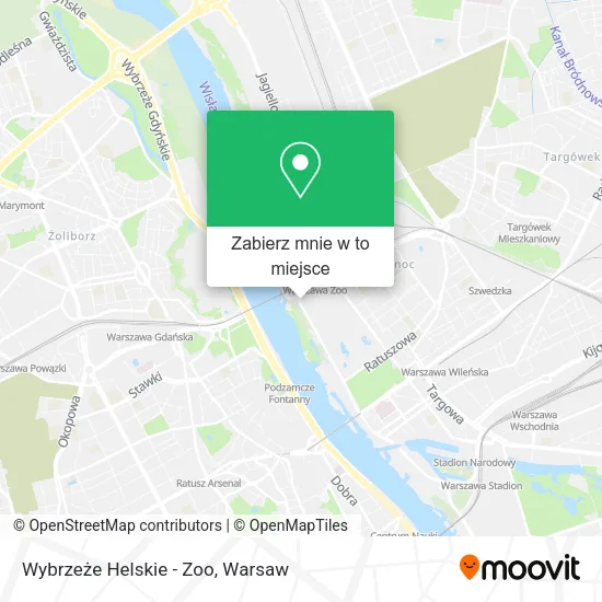 Mapa Wybrzeże Helskie - Zoo