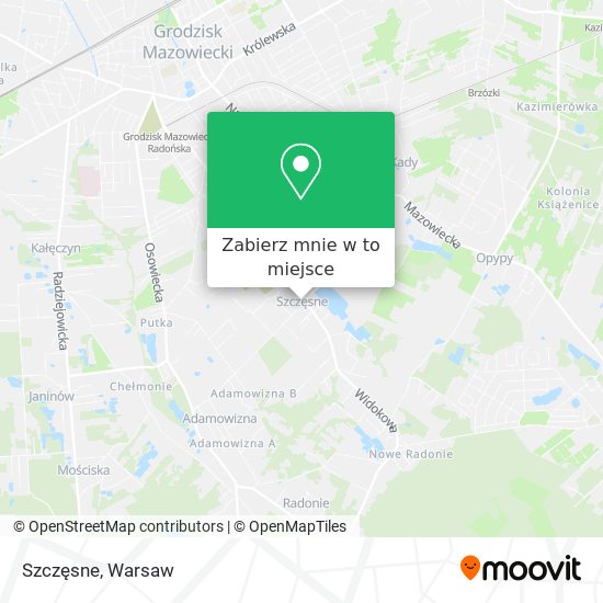 Mapa Szczęsne