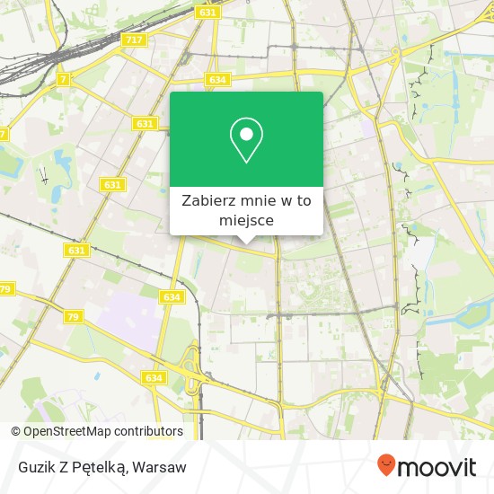 Mapa Guzik Z Pętelką