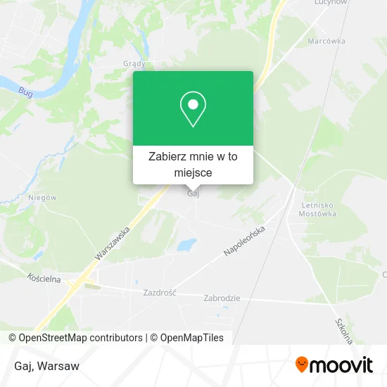 Mapa Gaj