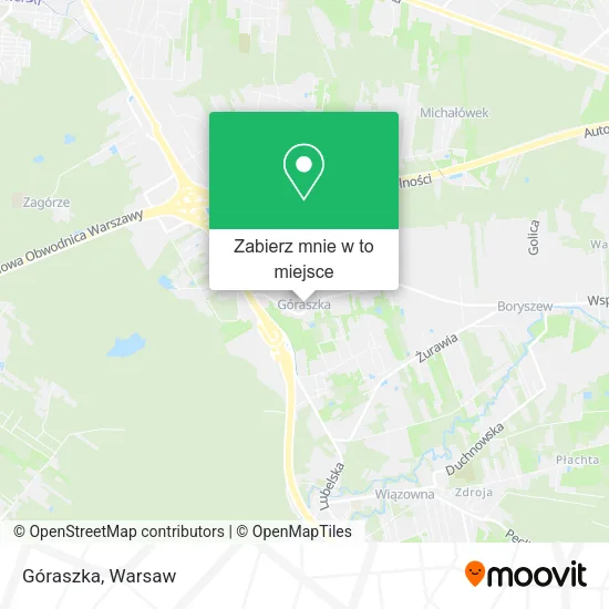 Mapa Góraszka