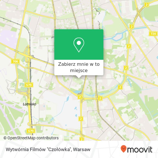 Mapa Wytwórnia Filmów "Czołówka"