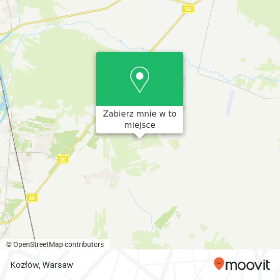 Mapa Kozłów