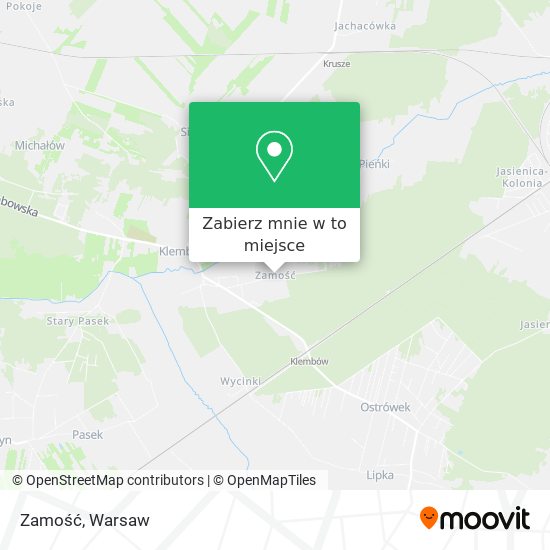 Mapa Zamość