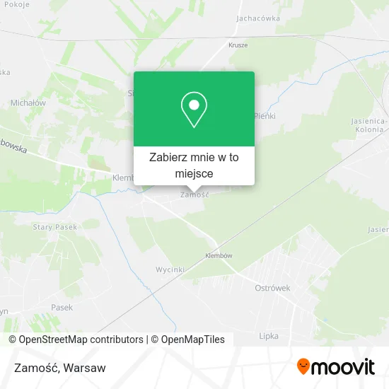 Mapa Zamość