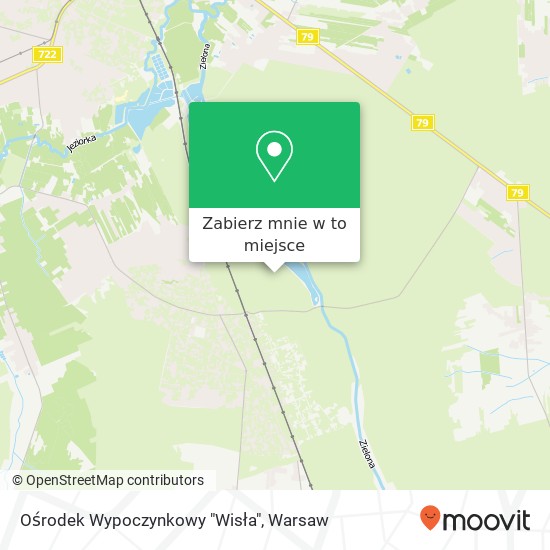 Mapa Ośrodek Wypoczynkowy "Wisła"