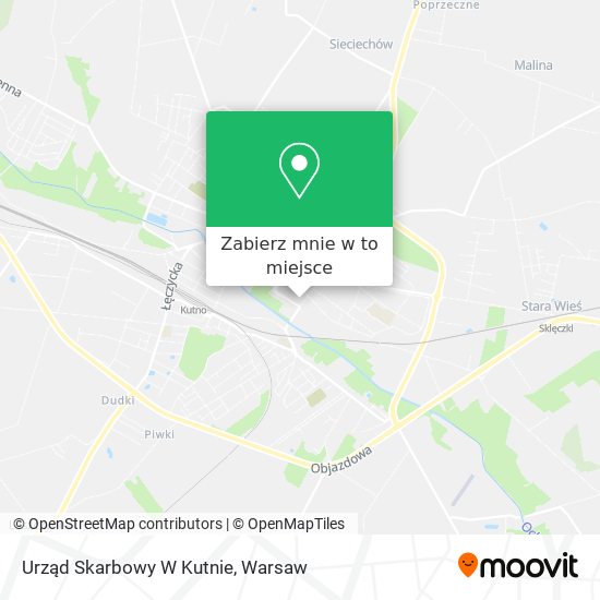 Mapa Urząd Skarbowy W Kutnie