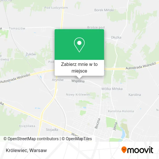 Mapa Królewiec