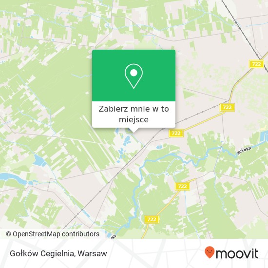 Mapa Gołków Cegielnia