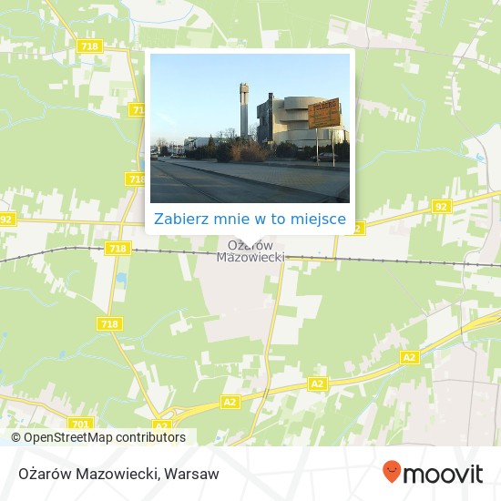 Mapa Ożarów Mazowiecki