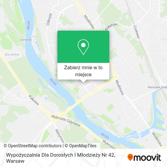 Mapa Wypożyczalnia Dla Dorosłych I Młodzieży Nr 42