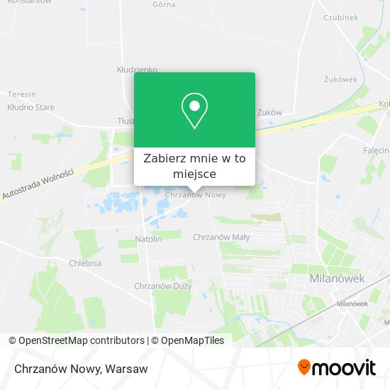 Mapa Chrzanów Nowy