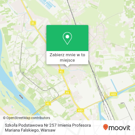 Mapa Szkoła Podstawowa Nr 257 Imienia Profesora Mariana Falskiego