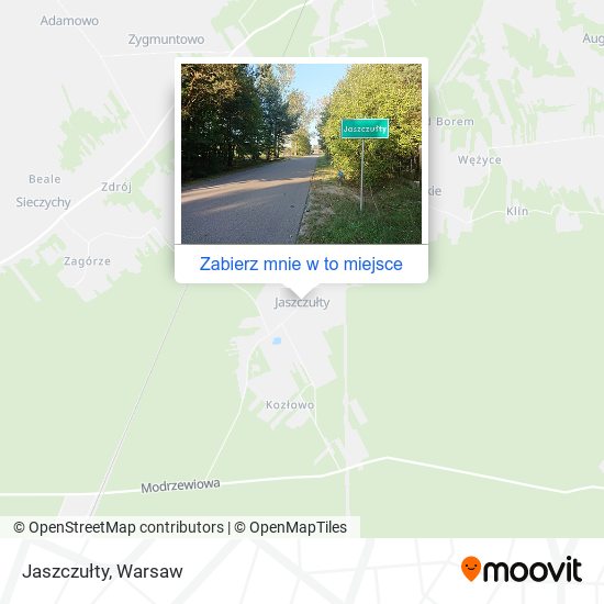 Mapa Jaszczułty