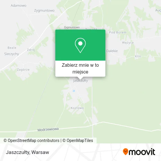 Mapa Jaszczułty