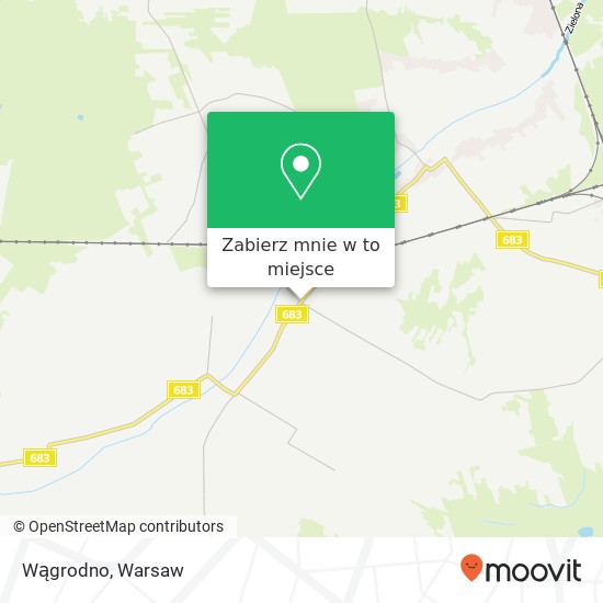 Mapa Wągrodno