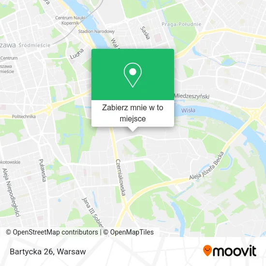 Mapa Bartycka 26