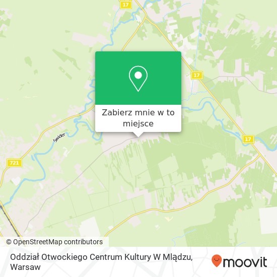 Mapa Oddział Otwockiego Centrum Kultury W Mlądzu