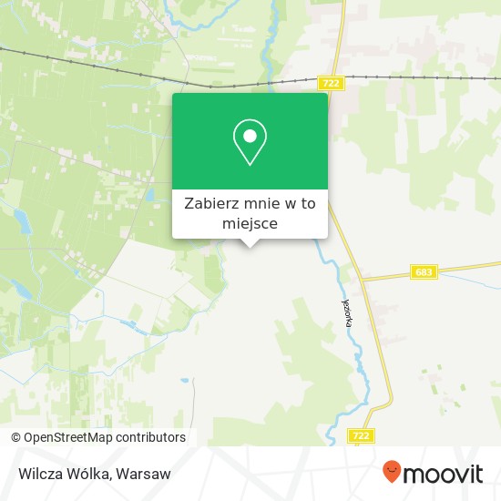 Mapa Wilcza Wólka