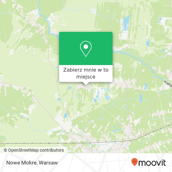 Mapa Nowe Mokre