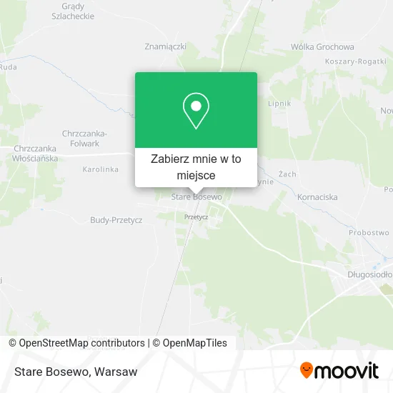 Mapa Stare Bosewo