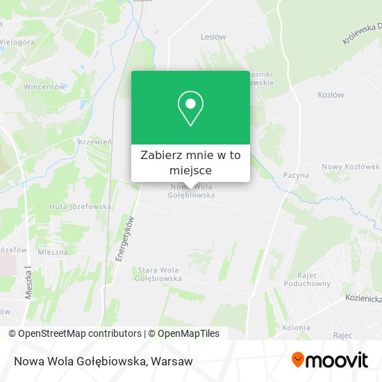 Mapa Nowa Wola Gołębiowska