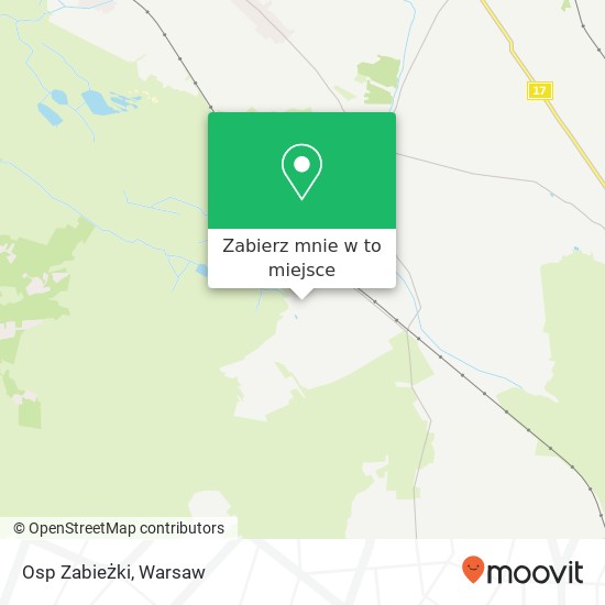 Mapa Osp Zabieżki