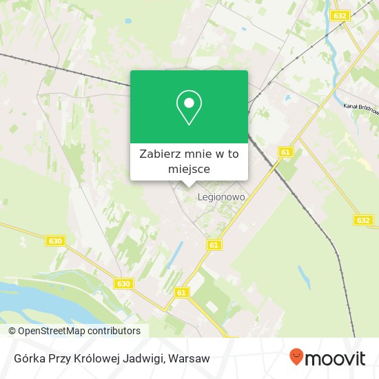 Mapa Górka Przy Królowej Jadwigi