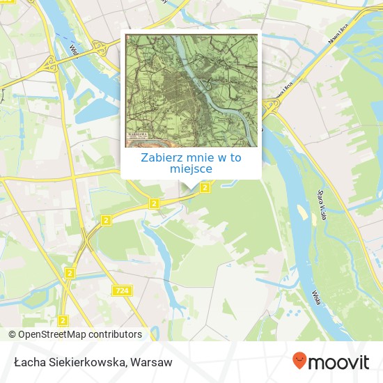 Mapa Łacha Siekierkowska