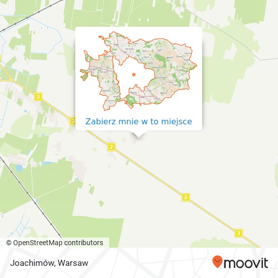 Mapa Joachimów