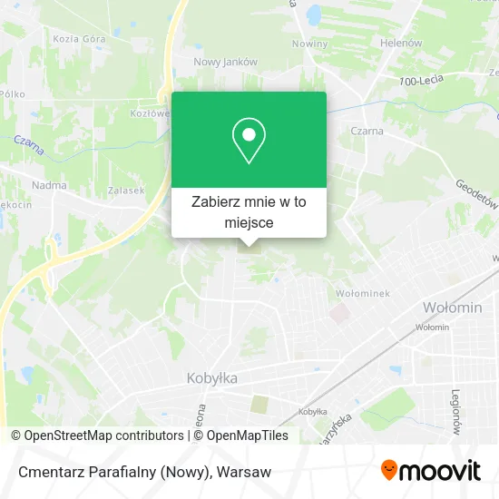 Mapa Cmentarz Parafialny (Nowy)