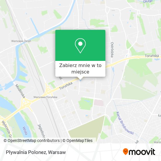 Mapa Pływalnia Polonez