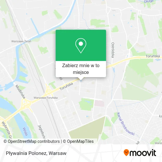 Mapa Pływalnia Polonez
