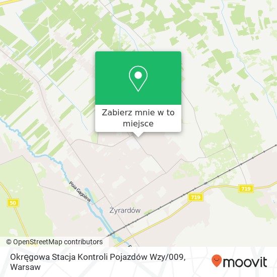 Mapa Okręgowa Stacja Kontroli Pojazdów Wzy / 009