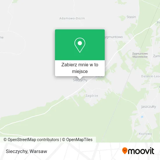 Mapa Sieczychy