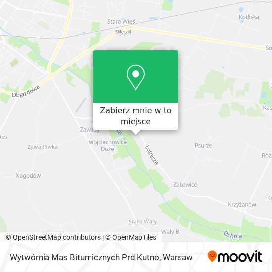 Mapa Wytwórnia Mas Bitumicznych Prd Kutno