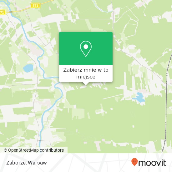 Mapa Zaborze