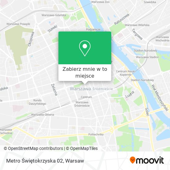 Mapa Metro Świętokrzyska 02