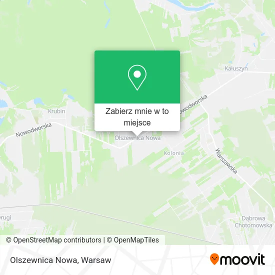 Mapa Olszewnica Nowa