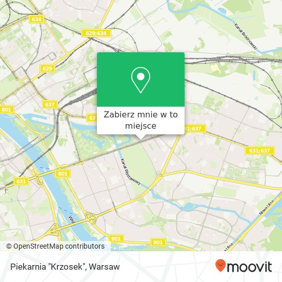 Mapa Piekarnia "Krzosek"