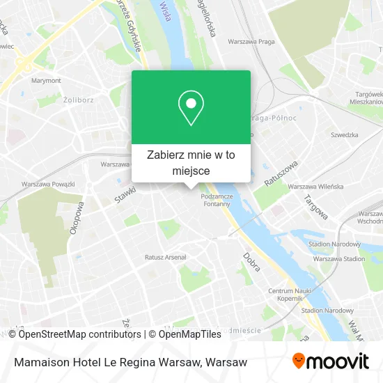 Mapa Mamaison Hotel Le Regina Warsaw