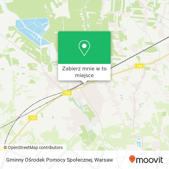 Mapa Gminny Ośrodek Pomocy Społecznej