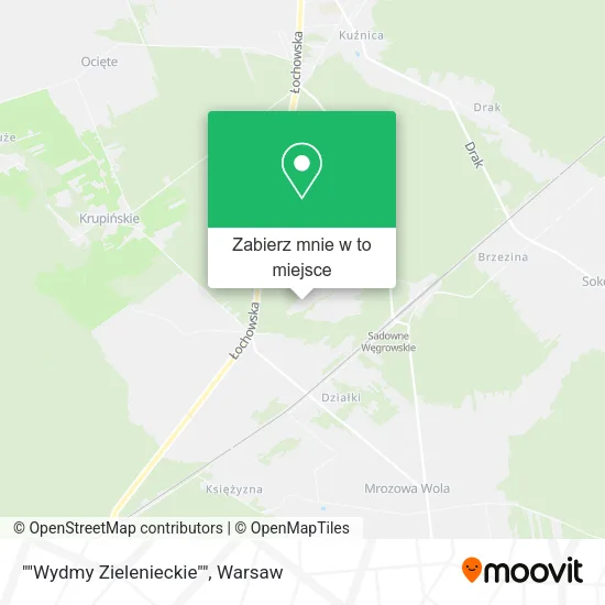 Mapa ""Wydmy Zielenieckie""