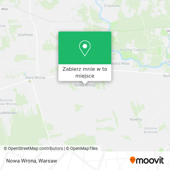 Mapa Nowa Wrona